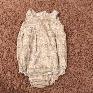 Old Navy Floral Patterned Onesie
